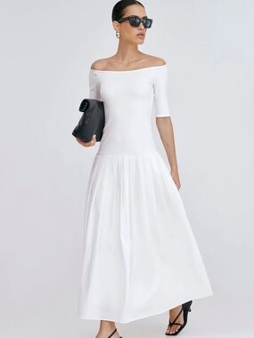 NWT MARCELLA NYC Mila Dress XXXL Off White